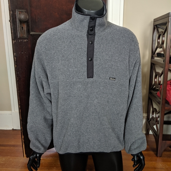 Woolrich Grey Logo Polartec Fleece 